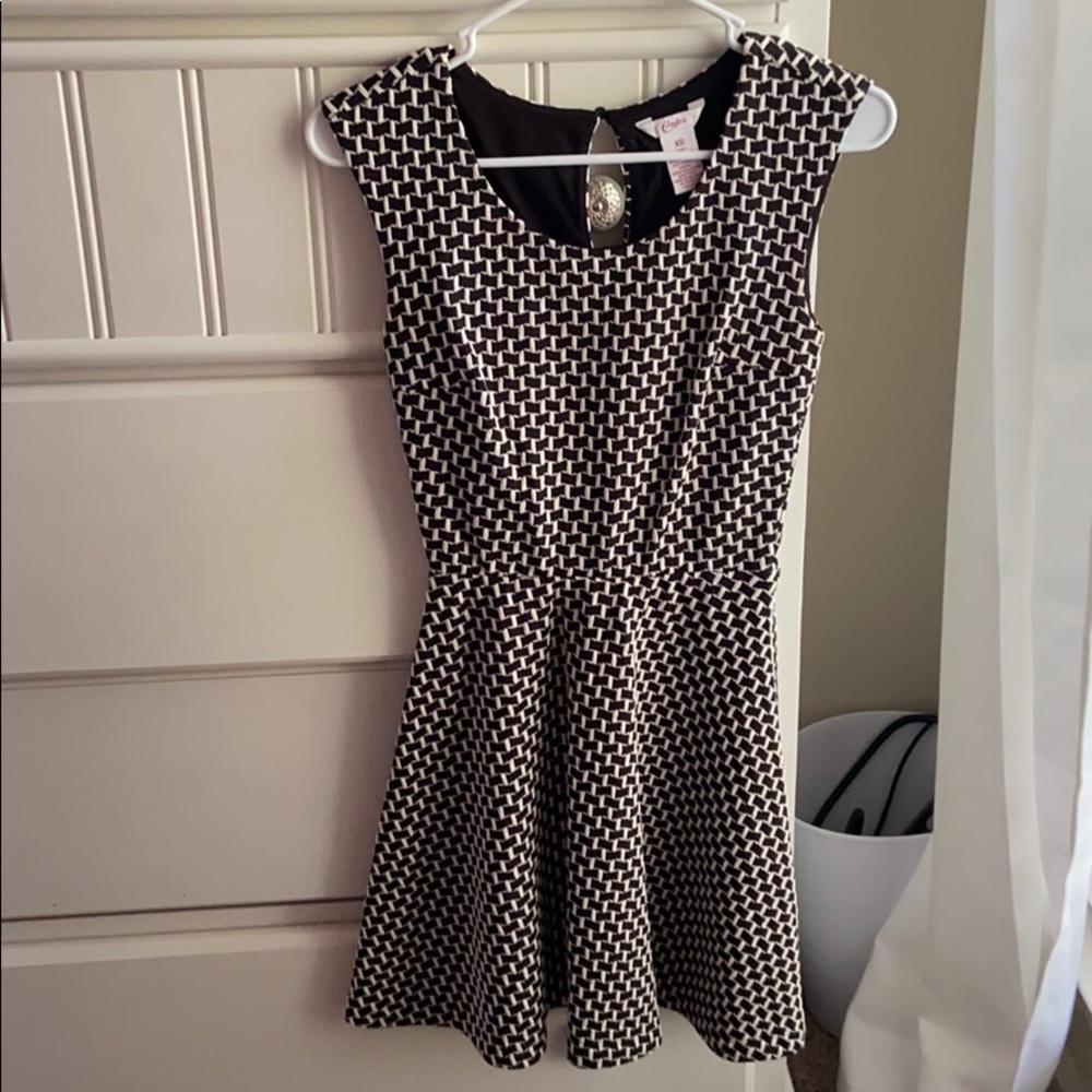 Houndstooth like dress
